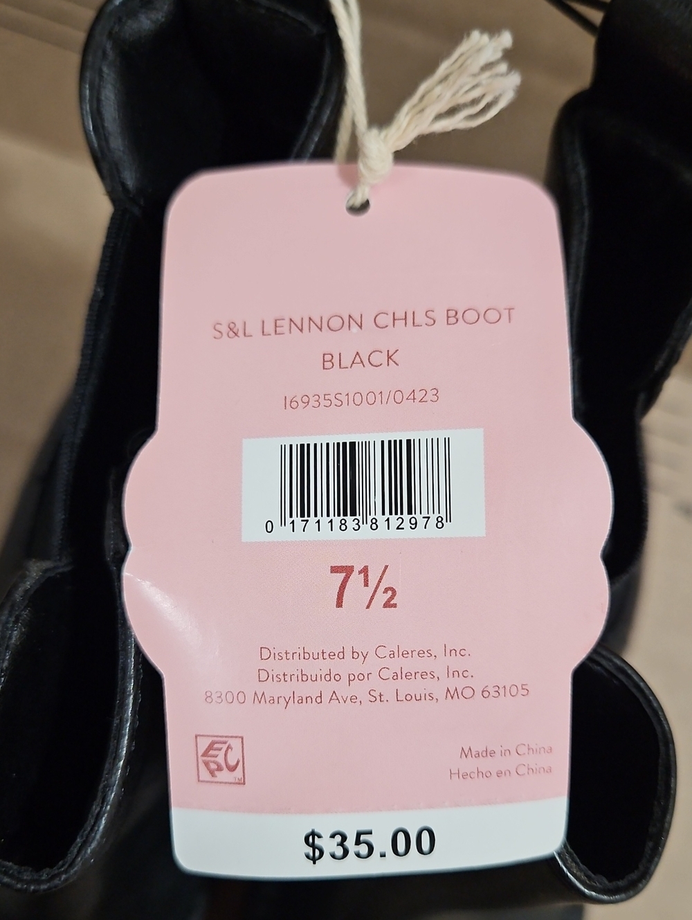 Sam & Libby Black Ankle Booties
